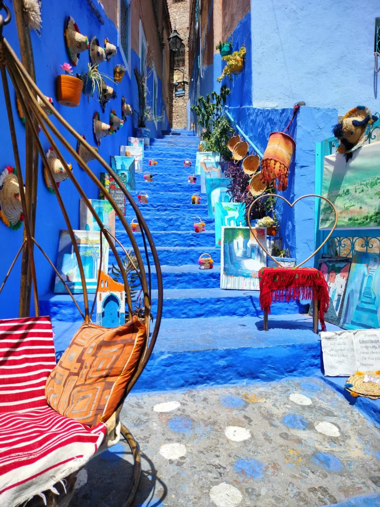 Narrow Alleys in Chefchaouen - Chefchaouen day trip-3 Days from Tangier Itinerary- Tours in All Morocco