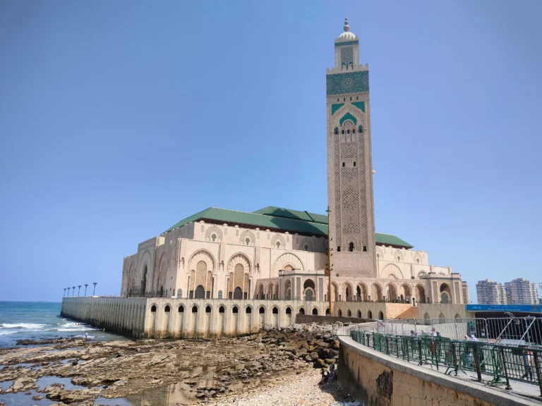 Casablanca Mosque hassan 2 -18 Days Morocco Tour from Casablanca- Morocco Smile Trip