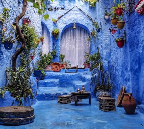 Chefchaouen Alleys What are The Best cities in morocco to visit-città da visitare in Marocco- ciudades para visitar en Marruecos- Chefchaouen Day trip- tours in all Morocco